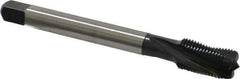 Emuge - 1/2-20 UNF 3 Flute 3BX Modified Bottoming Spiral Flute Tap - Cobalt, Oxide Finish, 3.937" OAL, Right Hand Flute, Right Hand Thread, Series Rekord D-Ti - Apex Tool & Supply