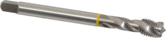 Emuge - 7/16-20 UNF 3 Flute 3B Modified Bottoming Spiral Flute Tap - Cobalt, Bright Finish, 3.937" OAL, Right Hand Flute, Right Hand Thread, Series Enorm - Apex Tool & Supply