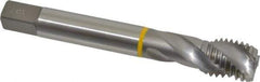 Emuge - 3/4-10 UNC 3 Flute 3B Modified Bottoming Spiral Flute Tap - Cobalt, Bright Finish, 4.921" OAL, Right Hand Flute, Right Hand Thread, Series Enorm - Apex Tool & Supply
