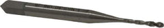 Emuge - #0-80 UNF 2 Flute 2B Bottoming Spiral Flute Tap - Cobalt, Bright Finish, 1.626" OAL, Right Hand Flute, Right Hand Thread, Series Enorm Z - Apex Tool & Supply