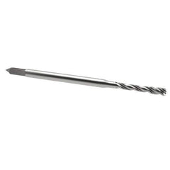 Emuge - #6-32 UNC 3 Flute 2B Bottoming Spiral Flute Tap - Cobalt, Bright Finish, 2.205" OAL, Right Hand Flute, Right Hand Thread, Series Enorm Z - Exact Industrial Supply