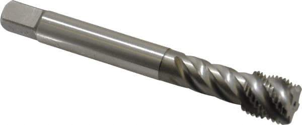 Emuge - 9/16-18 UNF 5 Flute 2B Bottoming Spiral Flute Tap - Cobalt, Bright Finish, 3.937" OAL, Right Hand Flute, Right Hand Thread, Series Enorm Z - Apex Tool & Supply