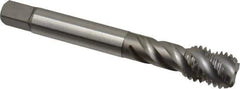 Emuge - 5/8-11 UNC 4 Flute 2B Bottoming Spiral Flute Tap - Cobalt, Bright Finish, 4.331" OAL, Right Hand Flute, Right Hand Thread, Series Enorm Z - Apex Tool & Supply