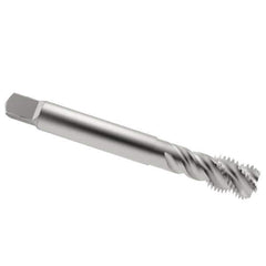 Emuge - 3/4-10 UNC 4 Flute 2B Bottoming Spiral Flute Tap - Cobalt, Bright Finish, 4.921" OAL, Right Hand Flute, Right Hand Thread, Series Enorm Z - Apex Tool & Supply