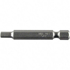 Wiha - 2.5mm Hex Power Bit - 1/4" Drive, 50mm OAL - Apex Tool & Supply