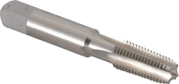 Emuge - 1/16-27 NPT Thread, 4 Flute Standard Pipe Tap - 2-1/8" OAL, 0.69" Thread Length, 5/16" Shank Diam, Bright Finish, Cobalt - Exact Industrial Supply