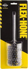 Brush Research Mfg. - 1-7/8" to 2" Bore Diam, 20 Grit, Aluminum Oxide Flexible Hone - Coarse, 8" OAL - Apex Tool & Supply