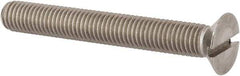 Value Collection - M12x1.75, 90mm OAL Slotted Drive Machine Screw - Flat Head, Grade 316 & A4 Stainless Steel, Uncoated, Without Washer - Apex Tool & Supply
