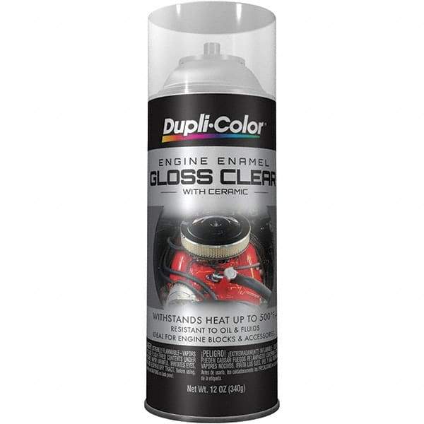 Krylon - 12 oz Clear Automotive Heat Resistant Paint - High Gloss Finish, Comes in Aerosol Can - Apex Tool & Supply