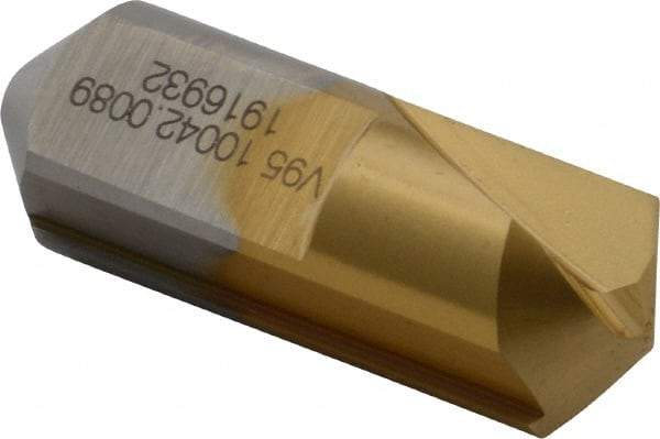 Komet - 10mm Diam, KUB Centron High Speed Steel Pilot Drill Insert - Style V95, TiN Coated - Apex Tool & Supply