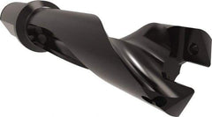 Allied Machine and Engineering - Series 32, 32 to 35mm Diam, 1-1/2" Diam Straight Shank with Flange, Straight Flute Spade Drill - 4-9/64" Max Depth, 6-29/64" Body Length, 8-59/64" OAL, Standard Length, Through Coolant - Apex Tool & Supply