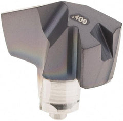 Iscar - Series ICP, 0.409" Diam Grade IC908 140° Replaceable Drill Tip - Carbide, TiAlN Finish, 10 Seat Size, Through Coolant - Apex Tool & Supply