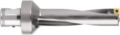 Komet - 136mm Max Drill Depth, 4xD, 33.5mm Diam, Indexable Insert Drill - 2 Inserts, ABS 63 Modular Connection Shank - Apex Tool & Supply