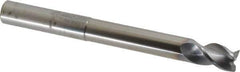 Niagara Cutter - 1/2", 3 Flute, Single End, Solid Carbide, 0.02" Corner Radius End Mill - 5" OAL, 40° Helix, Right Hand Flute, 5/8" LOC, Right Hand Cut, 3-1/8" Extended Reach - Apex Tool & Supply