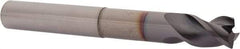 Niagara Cutter - 1/2", 3 Flute, Single End, Solid Carbide, 0.02" Corner Radius End Mill - 4" OAL, 40° Helix, Right Hand Flute, 5/8" LOC, Right Hand Cut, 2-1/8" Extended Reach - Apex Tool & Supply