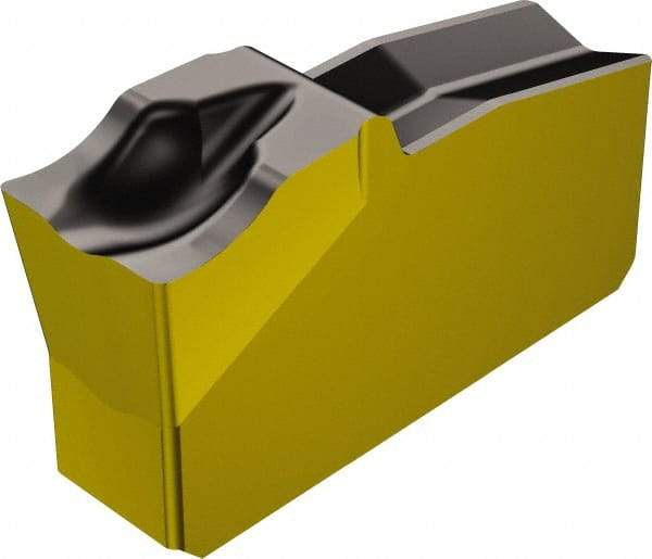 Sandvik Coromant - N151.230 5E 4225 Grade, 0.1181" Cutting Width, Carbide Cutoff Insert - 0° Neutral Lead Angle, 0.0079" Cnr Rad, TiCN/Al2O3/TiN Coated - Apex Tool & Supply