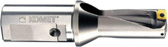 Komet - 1.181" Max Drill Depth, 2xD, 9/16" Diam, Indexable Insert Drill - 2 Inserts, 3/4" Shank Diam, Straight Shank - Apex Tool & Supply