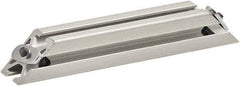 80/20 Inc. - 25mm Wide, Open Shelving Accessory/Component - Aluminum, Clear Anodized Finish, 160mm Long, Use with 2525 - Apex Tool & Supply