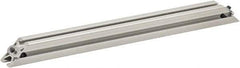 80/20 Inc. - 25mm Wide, Open Shelving Accessory/Component - Aluminum, Clear Anodized Finish, 320mm Long, Use with 2525 - Apex Tool & Supply