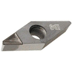 Iscar - VCGT333 DW Grade ID5 Polycrystalline Diamond (PCD) Turning Insert - Uncoated, 35° Diamond, 3/8" Inscr Circle, 3/16" Thick, 3/64" Corner Radius - Apex Tool & Supply
