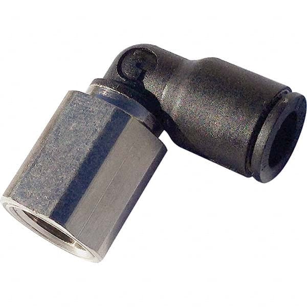 Legris - Plastic Push-To-Connect Tube Fittings Type: Female Elbow Tube Outside Diameter (mm): 12 - Apex Tool & Supply