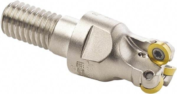 Seco - 15mm Cutting Diam, 2.5mm Max Depth of Cut, Modular Connection Indexable Copy End Mill - 4 Inserts, RDH.. 0501 Insert, R217.29 Toolholder, Through Coolant - Apex Tool & Supply