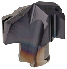Iscar - Series ICM, 0.984" Diam Grade IC908 140° Replaceable Drill Tip - Carbide, TiAlN Finish, 25 Seat Size, Through Coolant - Apex Tool & Supply