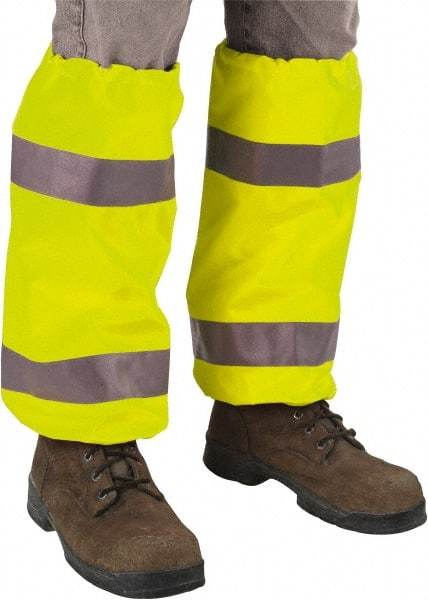 Ergodyne - Size Universal Polyester High-Visibility Leggings - No Pockets, Lime, Hazardous Protection 0 - Apex Tool & Supply