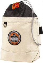 Ergodyne - 1 Pocket White Canvas Tool Bag - 9" Wide x 2" Deep x 12" High - Apex Tool & Supply