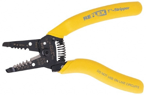 Ideal - 16 to 8 AWG Capacity Wire Stripper - Apex Tool & Supply