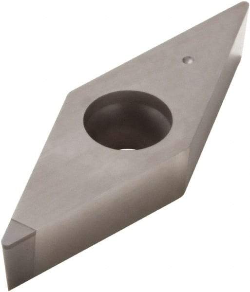 Seco - VBMW330.5 L1 Grade PCD20 Polycrystalline Diamond (PCD) Turning Insert - 35° Diamond, 3/8" Inscr Circle, 3/16" Thick, 0.0078" Corner Radius - Apex Tool & Supply