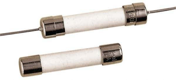 Ferraz Shawmut - 250 VAC, 4.5 Amp, Time Delay Miniature Ceramic Fuse - Clip Mount, 1-1/4" OAL, 1/4" Diam - Apex Tool & Supply