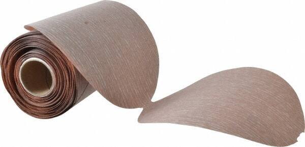Norton - 5" Diam, 400 Grit Aluminum Oxide Adhesive PSA Disc - Super Fine Grade, Natural, B Weighted Backing, Flexible - Apex Tool & Supply