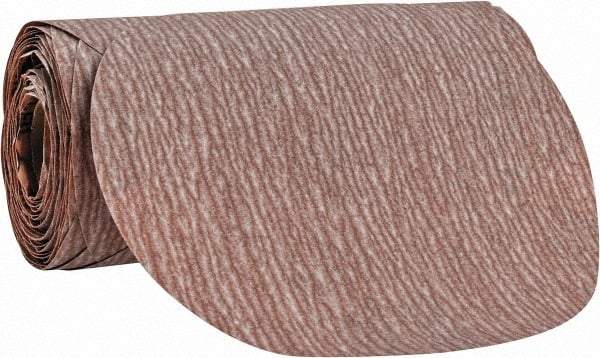 Norton - 6" Diam, 280 Grit Aluminum Oxide Adhesive PSA Disc - Very Fine Grade, Natural, B Weighted Backing, Flexible - Apex Tool & Supply