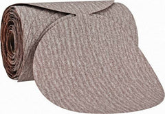 Norton - 6" Diam, 100 Grit Aluminum Oxide Adhesive PSA Disc - Medium Grade, Natural, B Weighted Backing, Flexible - Apex Tool & Supply