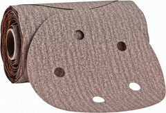 Norton - 5" Diam, 180 Grit Aluminum Oxide Adhesive PSA Disc - Fine Grade, Natural, B Weighted Backing, Flexible - Apex Tool & Supply