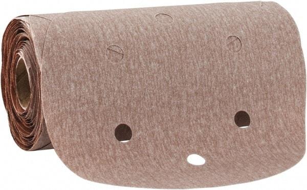 Norton - 6" Diam, 400 Grit Aluminum Oxide Adhesive PSA Disc - Super Fine Grade, Natural, B Weighted Backing, Flexible - Apex Tool & Supply