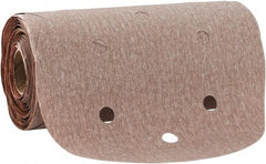 Norton - 6" Diam, 400 Grit Aluminum Oxide Adhesive PSA Disc - Super Fine Grade, Natural, B Weighted Backing, Flexible - Apex Tool & Supply