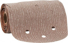 Norton - 6" Diam, 280 Grit Aluminum Oxide Adhesive PSA Disc - Very Fine Grade, Natural, B Weighted Backing, Flexible - Apex Tool & Supply