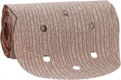 Norton - 6" Diam, 240 Grit Aluminum Oxide Adhesive PSA Disc - Very Fine Grade, Natural, B Weighted Backing, Flexible - Apex Tool & Supply