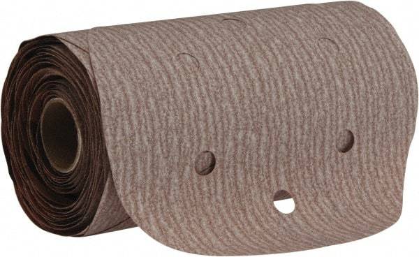 Norton - 6" Diam, 220 Grit Aluminum Oxide Adhesive PSA Disc - Fine Grade, Natural, B Weighted Backing, Flexible - Apex Tool & Supply