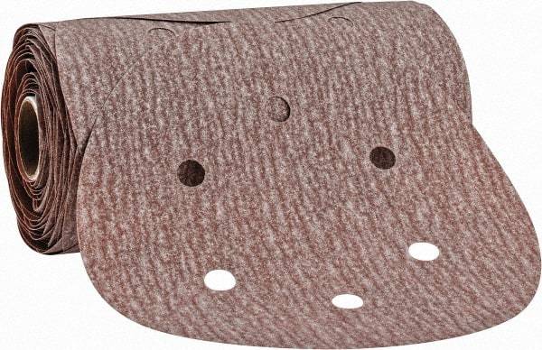 Norton - 6" Diam, 180 Grit Aluminum Oxide Adhesive PSA Disc - Fine Grade, Natural, B Weighted Backing, Flexible - Apex Tool & Supply