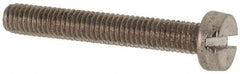 Value Collection - M3x0.50 Metric Coarse, 20mm Length Under Head Slotted Drive Machine Screw - Fillister Head, Grade 316 & A4 Stainless Steel, Uncoated, Without Washer - Apex Tool & Supply