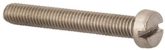 Value Collection - M5x0.80 Metric Coarse, 35mm Length Under Head Slotted Drive Machine Screw - Fillister Head, Grade 316 & A4 Stainless Steel, Uncoated, Without Washer - Apex Tool & Supply