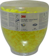 3M - One Touch Disposable Earplug Refill with 33 dB Earplugs - Yellow Earplugs, 500 Pairs - Apex Tool & Supply