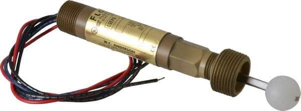 Dwyer - 1" Thread, 1,000 Max psi, 220°F Max, Liquid Level Float - 0.9 Float SG, Stainless Steel Stem - Apex Tool & Supply