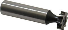 Interstate - 5/8" Diam x 5/32" Face Width, Cobalt, 8 Teeth, Shank Connection Woodruff Keyseat Cutter - Uncoated, 2-5/32" OAL x 1/2" Shank, Staggered Teeth, ANSI 505, Old Standard 6 - Apex Tool & Supply