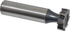 Interstate - 3/4" Diam x 3/16" Face Width, Cobalt, 10 Teeth, Shank Connection Woodruff Keyseat Cutter - Uncoated, 2-3/16" OAL x 1/2" Shank, Staggered Teeth, ANSI 606, Old Standard 9 - Apex Tool & Supply