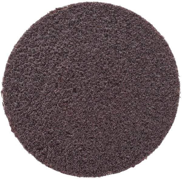 3M - 2" Disc Diam, 60 Grit, Aluminum Oxide Quick Change Disc - Type S Attaching System, Coated, Medium Grade, 25,000 RPM, 361F Series - Apex Tool & Supply