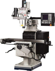 Vectrax - 54" Long x 10" Wide, 3 Phase Fagor 3 Axis 8055i CNC Milling Machine - Variable Speed Pulley Control, NT40 Taper, 5 hp - Apex Tool & Supply